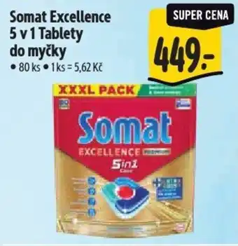 Albert Somat Excellence 5 v 1 Tablety do myčky nabídka