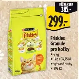 Albert Friskies Granule pro kočky nabídka