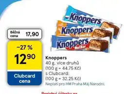 Tesco Knoppers nabídka