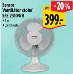 Albert Sencor Ventilátor stolní SFE 2310WH nabídka
