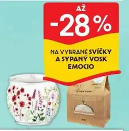 Albert Na vybrané svíčky a sypaný vosk Emocio nabídka