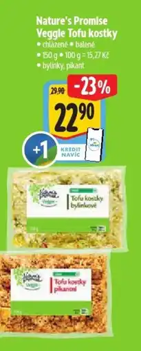 Albert Nature's Promise Veggie Tofu kostky nabídka
