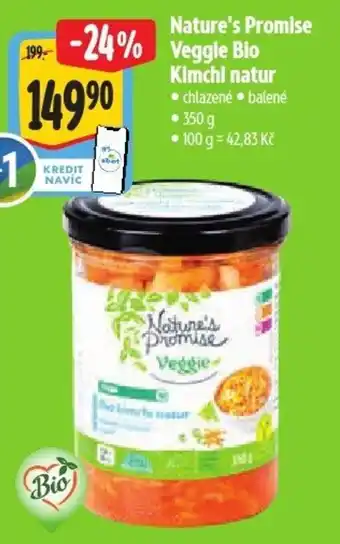 Albert Nature's Promise Veggie Bio Kimchi natur nabídka