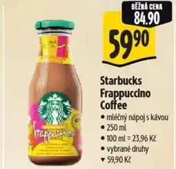 Albert Starbucks Frappuccino Coffee nabídka