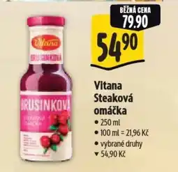 Albert Vitana Steaková omáčka nabídka