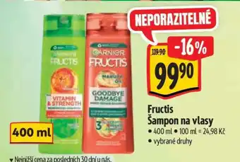 Albert Fructis šampon na vlasy nabídka