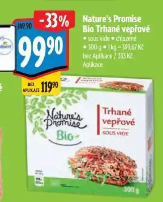 Albert Nature’s Promise Bio Trhané vepřové nabídka