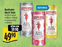 Albert Beefeater Gin & tonic nabídka