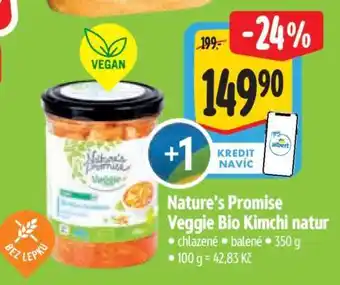Albert Nature’s Promise Veggie Bio Kimchi natur nabídka