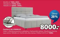 JYSK Postelový rám VEMMELEV nabídka
