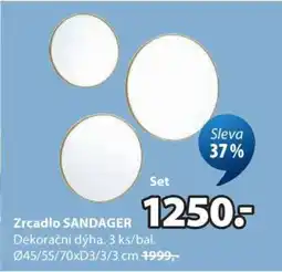 JYSK Zrcadlo SANDAGER nabídka