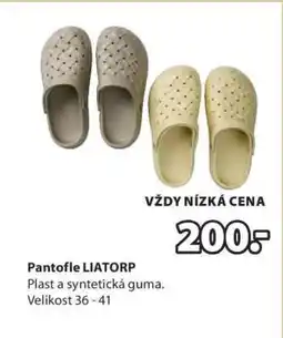 JYSK Pantofle LIATORP nabídka