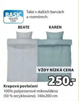 JYSK KREPOVÁ POVLEČENÍ nabídka