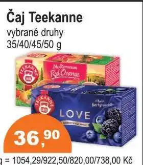 COOP DISKONT ČAJ TEEKANNE nabídka