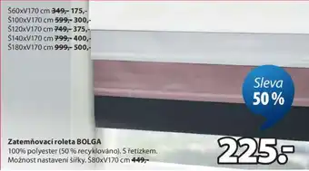 ZATEMŇOVACÍ ROLETA BOLGA