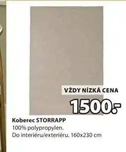 JYSK Koberec STORRAPP nabídka
