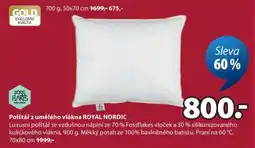 JYSK Polštář z umělého vlákna ROYAL NORDIC nabídka
