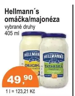 COOP DISKONT Hellmann’s omáčka/majonéza nabídka