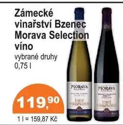 COOP DISKONT Zámecké vinařství Bzenec Morava Selection víno nabídka
