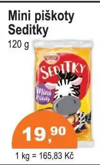 COOP DISKONT Mini piškoty Seditky nabídka