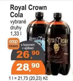 COOP DISKONT Royal Crown Cola nabídka