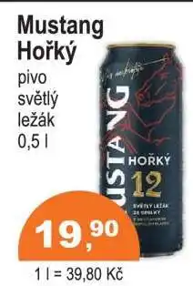 COOP DISKONT Mustang Hořký nabídka