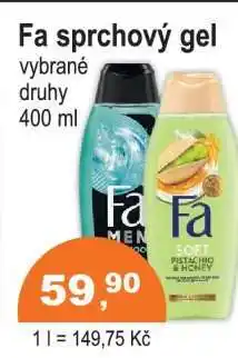 COOP DISKONT Fa sprchový gel nabídka