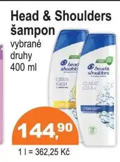 COOP DISKONT HEAD& SHOULDERS Šampon nabídka