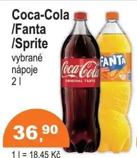 COOP DISKONT Coca-Cola, Fanta, Sprite nabídka