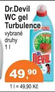 COOP DISKONT Dr.Devil WC gel Turbulence nabídka