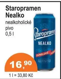 COOP DISKONT Staropramen Nealko nabídka