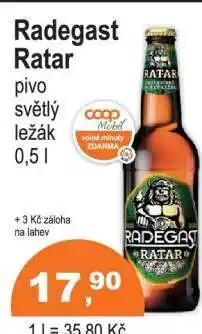 COOP DISKONT Radegast Ratar nabídka