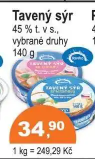 COOP DISKONT Tavený sýr nabídka