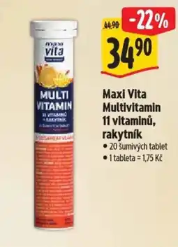 Albert Maxi Vita Multivitamin 11 vitaminů, rakytník nabídka