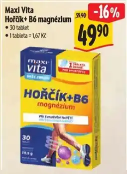 Albert Maxi Vita Hořčík+ B6 magnézium nabídka