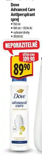 Albert Dove Advanced Care Antiperspirant sprej nabídka