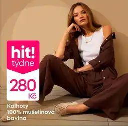 Pepco Kalhoty 100% mušelínová bavlna nabídka
