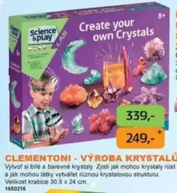 Dráčik Clementoni - výroba krystalů nabídka