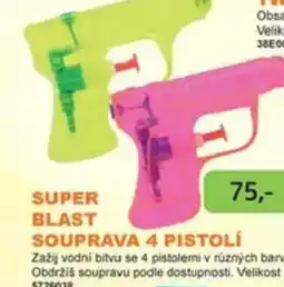 Dráčik Super blast souprava 4 pistolí nabídka