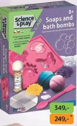 Dráčik Clementoni výroba mýdla a bomb do koupele nabídka