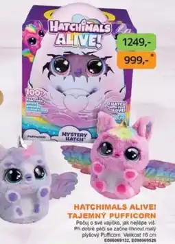 Dráčik Hatchimals alive! tajemný pufficorn nabídka