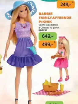 Dráčik Barbie family &friends piknik nabídka