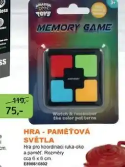 Dráčik Hra - paměťová světla nabídka