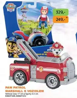 Dráčik Paw patrol marshalls vozidlem nabídka