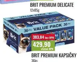Ratio BRIT PREMIUM KAPSIČKY, 36ks nabídka