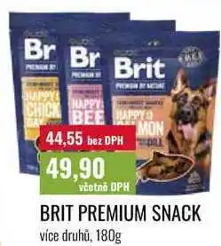 Ratio BRIT PREMIUM SNACK, více druhů nabídka