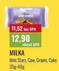 Ratio MILKA, 35g-40g nabídka