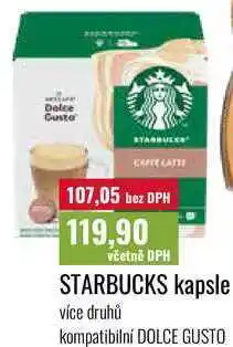 Ratio STARBUCKS kapsle, více druhů nabídka
