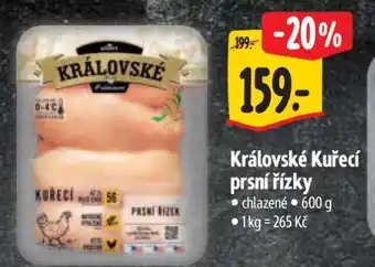 Albert Královské kuřecí prsí řízky nabídka