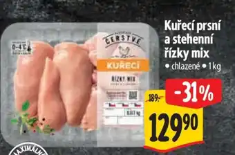 Albert Kuřecí prsí a stehenní řízky MIX nabídka